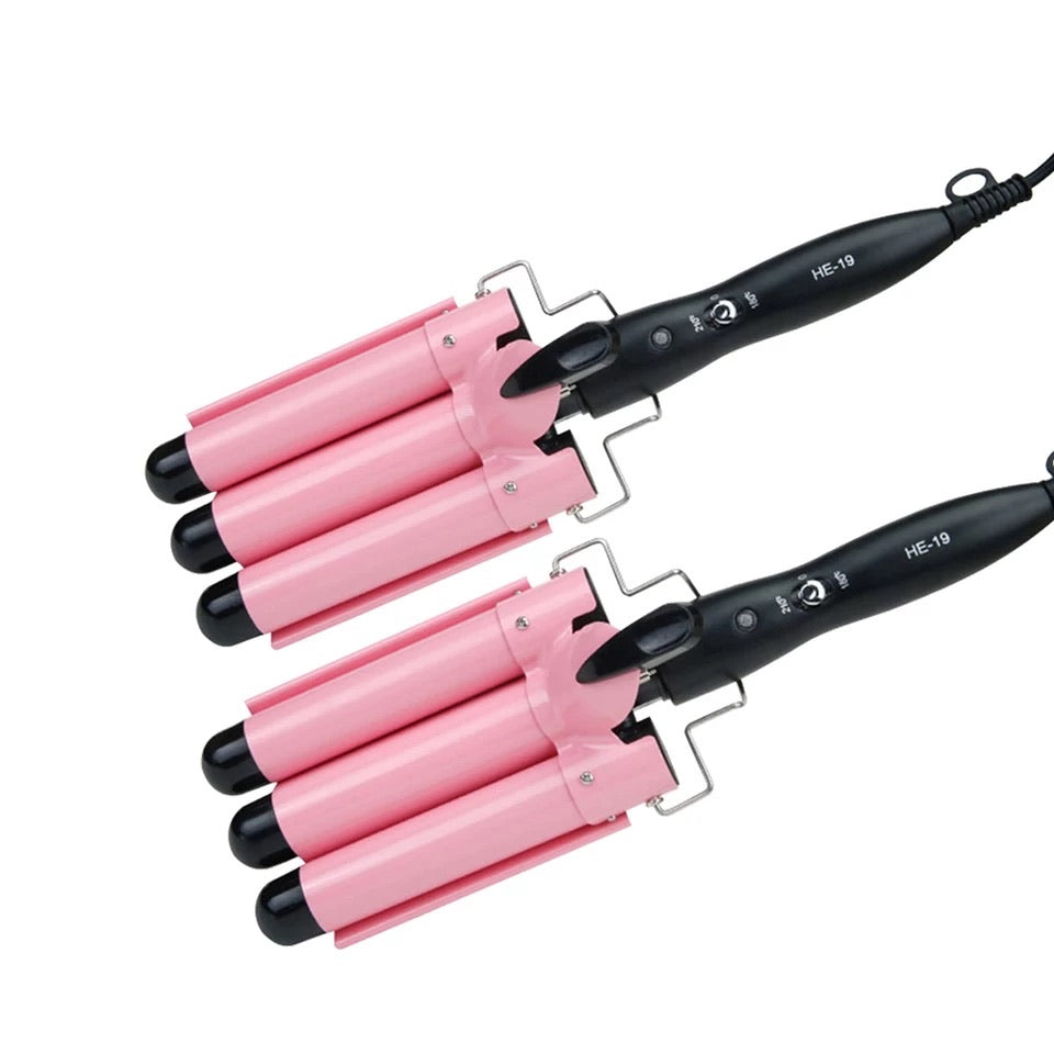 Professional  Three Tube Curling Triple Barrel