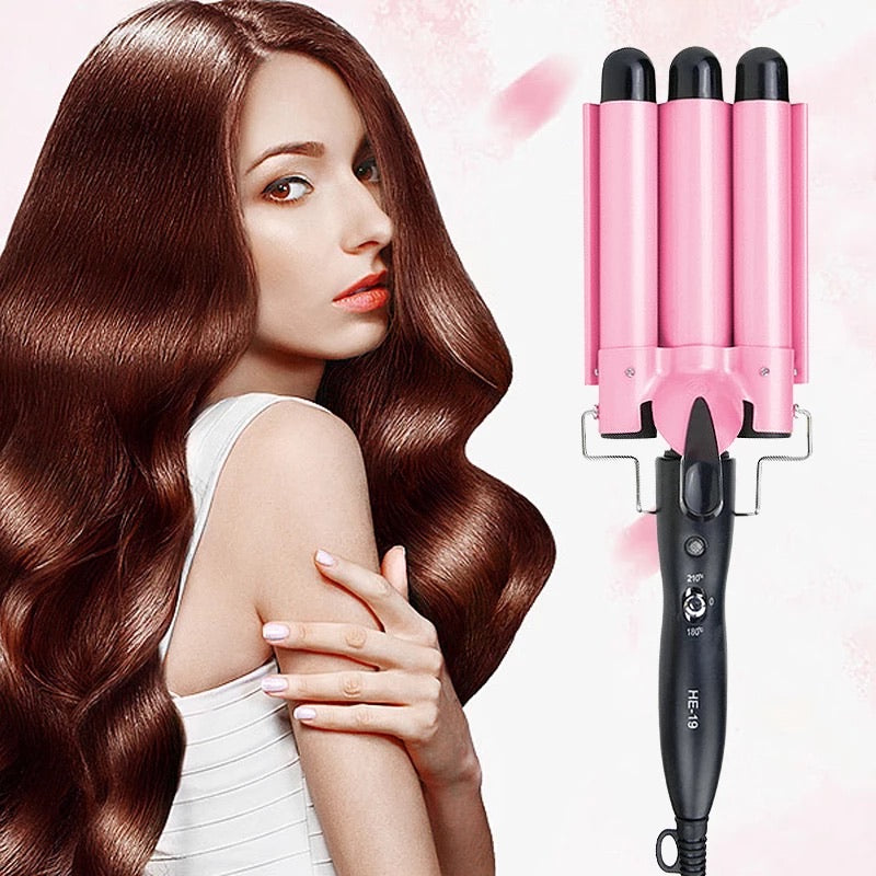 Professional  Three Tube Curling Triple Barrel