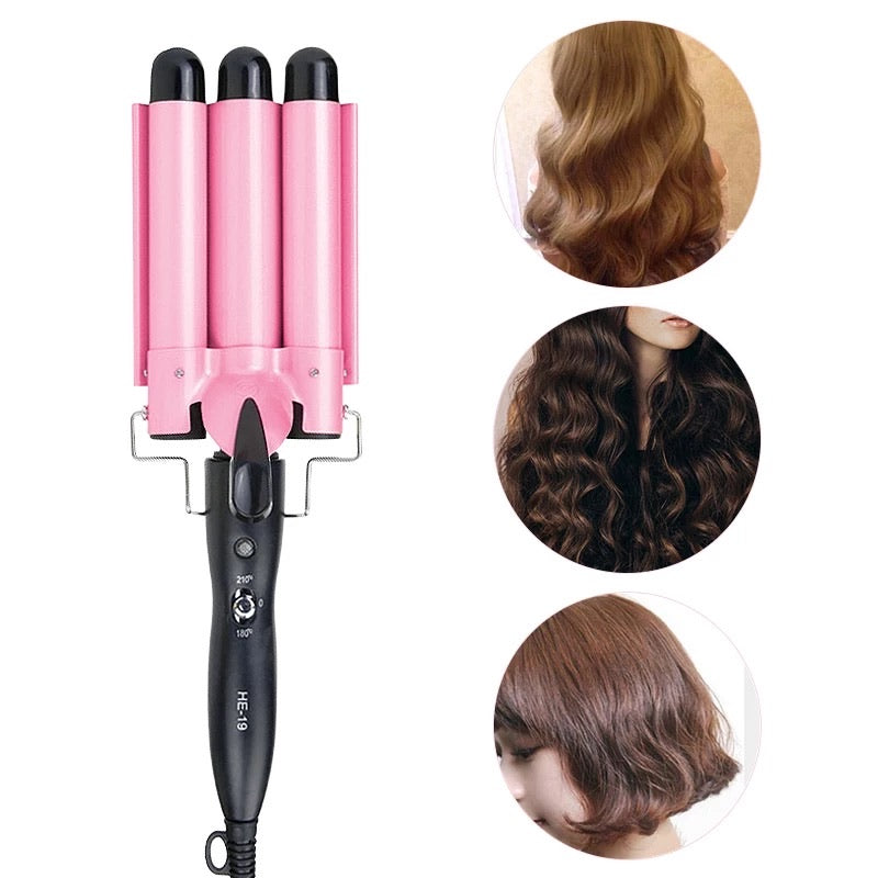 Professional  Three Tube Curling Triple Barrel